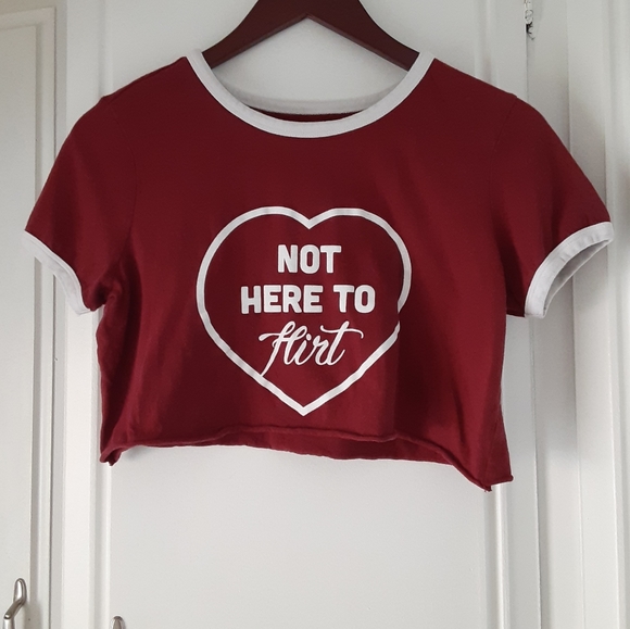 Boxercraft Red Crop Tee - Picture 2 of 4